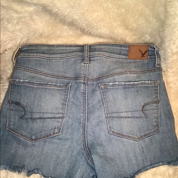 American eagle super super stretch denim shorts size 8 - Picture 2 of 9